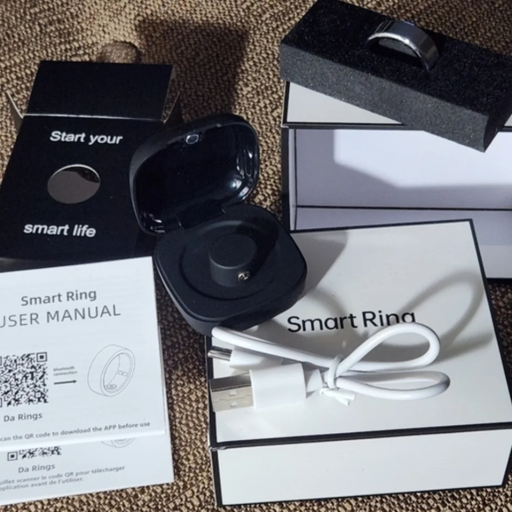 Smart Ring Silver Size 12 New